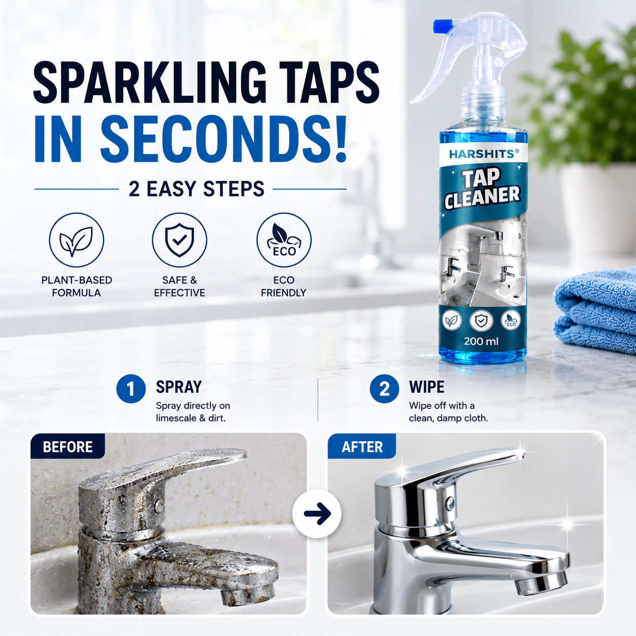 Harshits Tap Cleaner 250 ml