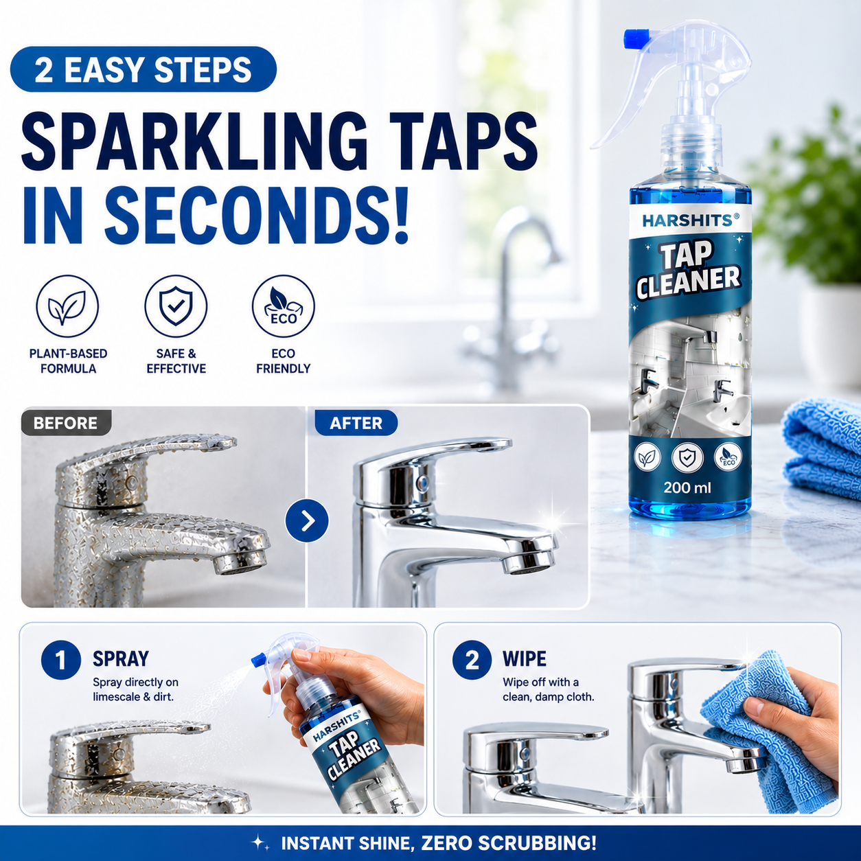 Harshits Tap Cleaner 250 ml